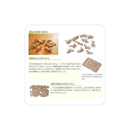 ふるさと納税 地域のお礼の品 長野県 上田市 木のおもちゃ／ネコの自由積み木 psc 世界まる見えテレビ特捜部に登場 知育玩具 出産祝い 型はめ パズル 赤ちゃん…_5