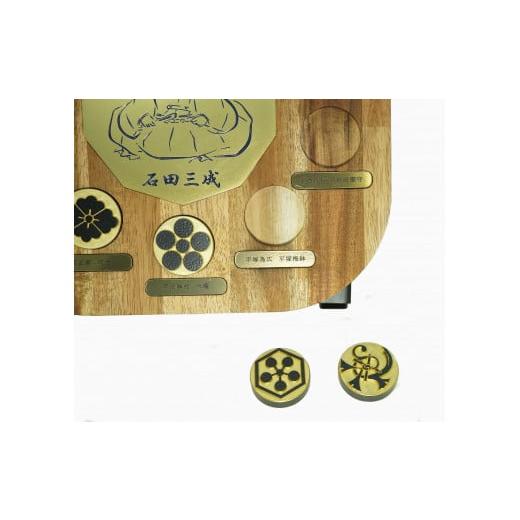 ふるさと納税 民芸品・工芸品 愛媛県 伊予市 家紋 オブジェ 10将 金属