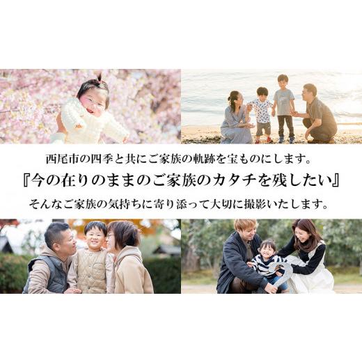 ふるさと納税 愛知県 西尾市 西尾の四季を感じる家族写真撮影(ロケーション撮影60分、データオンライン納品)・H048 