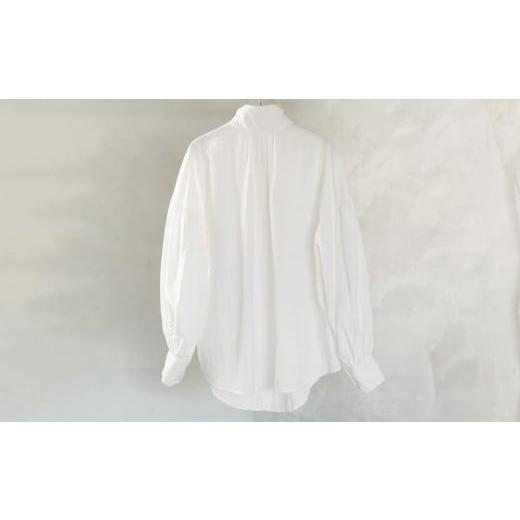 ふるさと納税 服 女 広島県 尾道市 16世紀ブラウス 柄:白 白