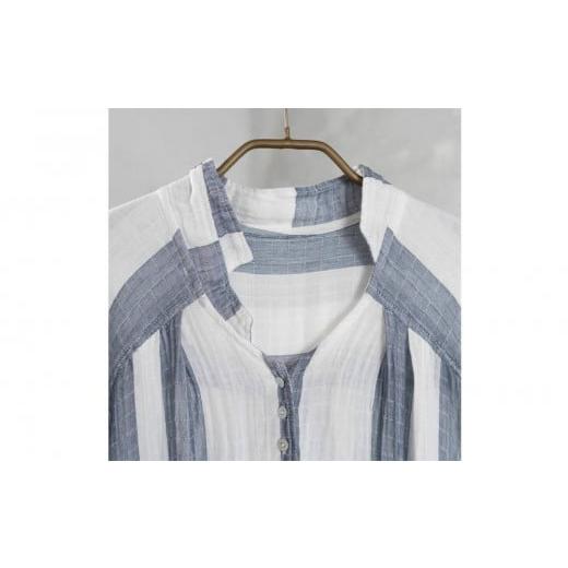 ふるさと納税 服 女 広島県 尾道市 せとうちワンピース 柄:太ストライプ(縦) 太ストライプ(縦)