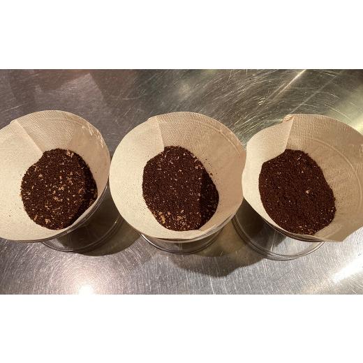 ふるさと納税 コーヒー コーヒー豆 千葉県 鴨川市  カモガワ珈琲の定期便 焙煎したてのコーヒー豆 ３種（170g×３袋）６カ月《粉・毎月発送》  0103-0001 毎…の画像