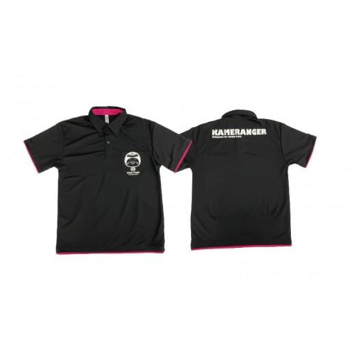 ふるさと納税 服 三重県 紀宝町 紀宝町オリジナルデザイン カメレンジャー ポロシャツ Mサイズ/ホットピンク ホットピンク/Mサイズ