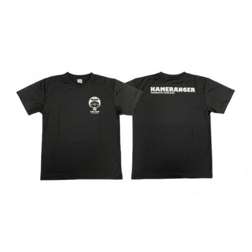 ふるさと納税 服 三重県 紀宝町 紀宝町オリジナルデザイン カメレンジャー ドライTシャツ Lサイズ/ブラック ブラック/Lサイズ