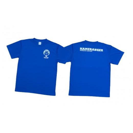 ふるさと納税 服 三重県 紀宝町 紀宝町オリジナルデザイン カメレンジャー ドライTシャツ XLサイズ/ターコイズ ターコイズ/XLサイズ