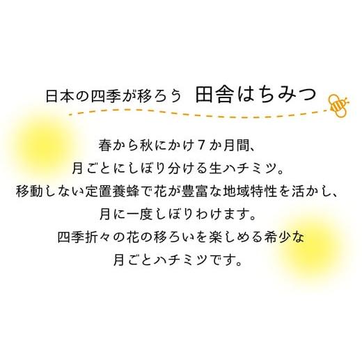 ふるさと納税 加工品等 はちみつ 茨城県 五霞町 田舎はちみつ あかぼっけ 月お任せ3種(280g) 月ごとに楽しむはちみつセット［専用ボトル入］ ／ はちみつ 国産…_2
