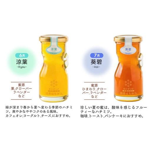 ふるさと納税 加工品等 はちみつ 茨城県 五霞町 田舎はちみつ あかぼっけ 月お任せ3種(280g) 月ごとに楽しむはちみつセット［専用ボトル入］ ／ はちみつ 国産…_5