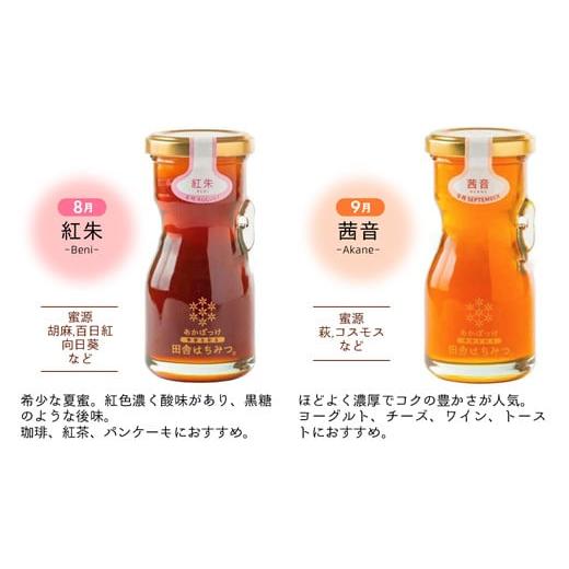 ふるさと納税 加工品等 はちみつ 茨城県 五霞町 田舎はちみつ あかぼっけ 月お任せ3種(280g) 月ごとに楽しむはちみつセット［専用ボトル入］ ／ はちみつ 国産…_6