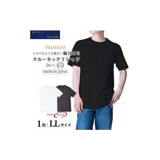 ふるさと納税 服 男 愛媛県 松山市 メンズ クルーネック 半袖 Tシャツ 1枚 黒 LLサイズ スビンプラチナム 綿100% ブラック(STKJ23-040) ブラック / LLサ…