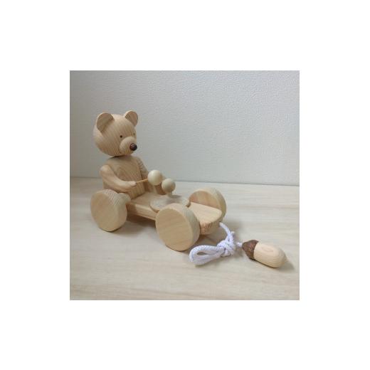 ふるさと納税 木工品・竹工品 神奈川県 秦野市 017-15ドラムベア（プルトイ）／ 国産 出産祝い 五感 育む 木育 赤ちゃん 幼児 プレゼント ギフト 贈答用 贈り…_2