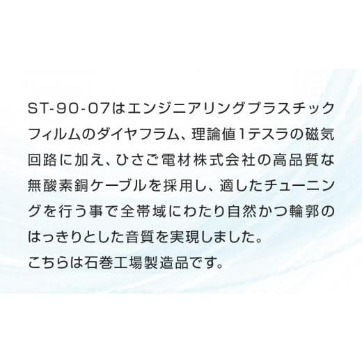 ふるさと納税 TV・オーディオ・カメラ 宮城県 石巻市 アシダ音響 ヘッドホン 有線 ST-90-07 黒 日本製 音楽用 軽量 ヘッドフォン 国産 コード 1.5m プラグ ブ…_2