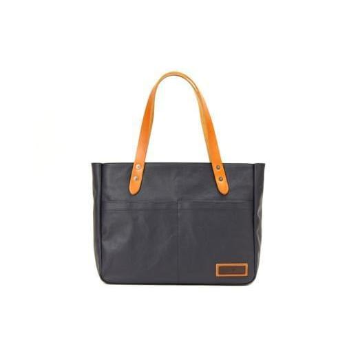 ふるさと納税 カバン トートバッグ 兵庫県 豊岡市 トート 豊岡鞄 BERMAS 横型トート天ファスナー 60486(ネイビー) ネイビー