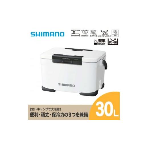 ふるさと納税 長野県 飯田市 シマノ フィクセル ベイシス 30L (ホワイト) クーラーボックス _ SHIMANO NF-330V アウトドア キャンプ BBQ 釣り レジャー 保冷 …