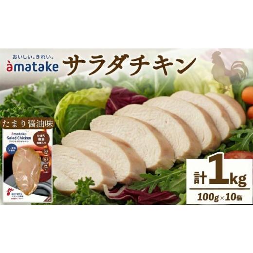 ふるさと納税 アウトドアグッズ 岩手県 大船渡市 サラダチキン たまり醤油味 100g × 10袋 計1kg 機能性表示食品 鶏肉 チキン 冷凍 ダイエット 健康 おかず サ…