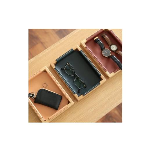 ふるさと納税 木工品・竹工品 北海道 東川町 [luonto]レザートレイ カラー:ナチュラル ナチュラル