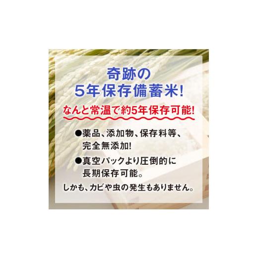 ふるさと納税 島根県 安来市 奇跡の 五年冬眠米 5kg ／ 長期保存 常温 5年保存 米 BG 無洗米 きぬむすめ パック 保存食 備蓄 災害 防災 船舶用｜furusatochoice｜03