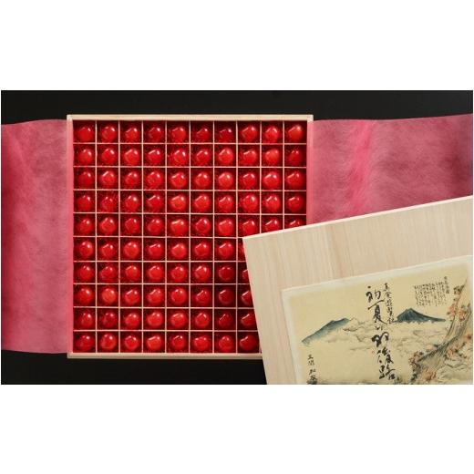 ふるさと納税 果物類 さくらんぼ 秋田県 湯沢市 特選品 初夏の羽後路(三関さくらんぼ 3Lサイズ 100粒) (同)三関加敬農園