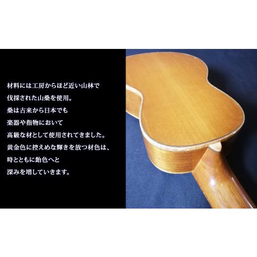 ふるさと納税 雑貨・日用品 大分県 竹田市  手作り ウクレレ UK-3KW ソプラノ／山桑(ヤマグワ) 楽器 ハードケース付属_3