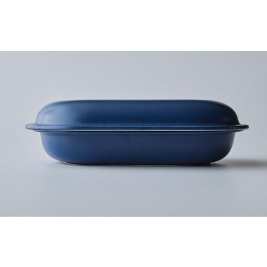 ふるさと納税 食器・グラス 三重県 四日市市 新発想・電子レンジで簡単に本格調理ができるRANGESTAR(レンジスター)large(ダークブルー) ダークブルー