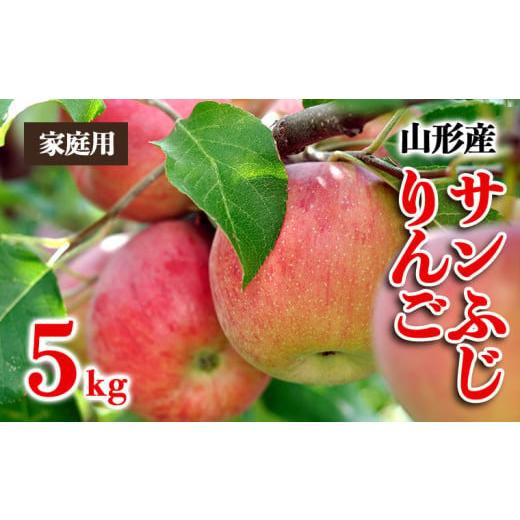 ふるさと納税 りんご 山形県 山形市 家庭用 山形産 サンふじりんご 優品以上 5kg 令和8年産先行予約 FS25-798