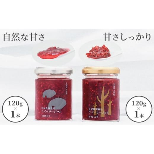 ふるさと納税 ジャム 北海道 月形町 自家農園産 ラズベリー ジャム 味比べ セット(金銀各1本)北海道 月形町  