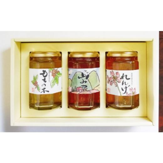 ふるさと納税 加工品等 はちみつ 福岡県 小郡市 はちみつ 国産 天然 純はちみつ 370g×3種 アソート 花こよみ セット お中元 贈答 ギフト_2