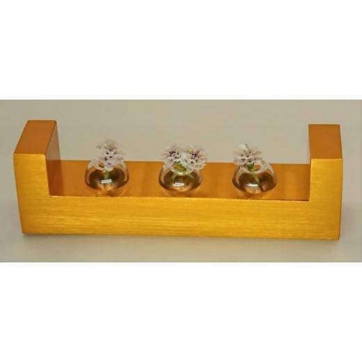 ふるさと納税 雑貨・日用品 インテリア 大阪府 河内長野市 アルミ一輪挿し 凹凸 オレンジ おしゃれ お花 フラワーベース 花瓶 シンプル 4色展開 オレ…