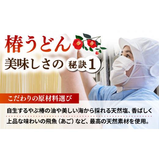 ふるさと納税 長崎県 新上五島町 【全3回定期便】【一番コシの強い！】椿 うどん 300g×10袋 五島うどん 保存食 【中本製麺】 [RAO016]｜furusatochoice｜04