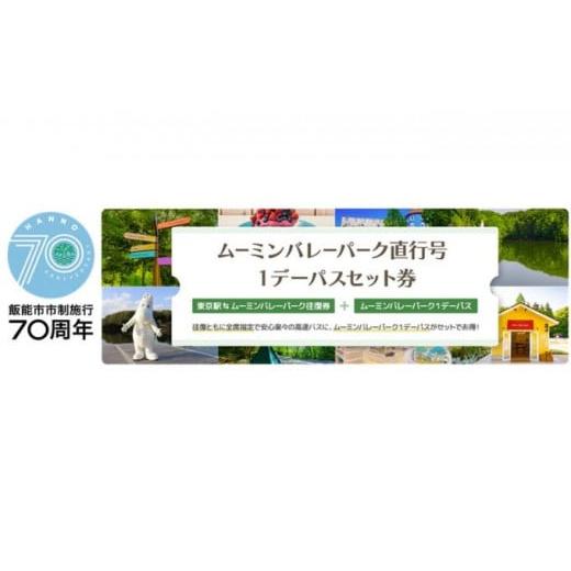 ふるさと納税 埼玉県 飯能市 ムーミンバレーパーク直行号1デーパスセット券【市制施行70周年記念】 