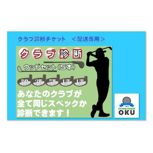 ふるさと納税 千葉県 君津市 ゴルフクラブ 診断チケット ウッドセット (5本) 配送受付