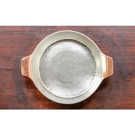 ふるさと納税 金工品 京都府 京都市  八木庖丁店 手打ち銅製 グラタン皿(12cm)｜京都 キッチン用品 人気 皿 京都 キッチン用品 家庭用品 ブランド 人気 おすす…の画像