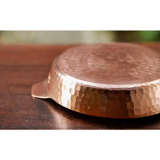 ふるさと納税 金工品 京都府 京都市  八木庖丁店 手打ち銅製 グラタン皿(15cm)｜京都 キッチン用品 人気 皿 京都 キッチン用品 家庭用品 ブランド 人気 おすす…の画像