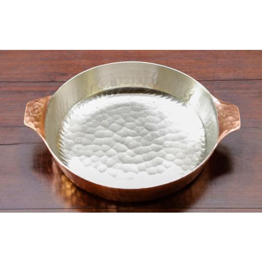 ふるさと納税 金工品 京都府 京都市  八木庖丁店 手打ち銅製 グラタン皿(15cm)｜京都 キッチン用品 人気 皿 京都 キッチン用品 家庭用品 ブランド 人気 おすす…の画像
