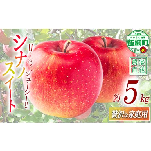 ふるさと納税 りんご 長野県 飯綱町 りんご シナノスイート 贅沢な 家庭用 5kg ( 11玉 〜 20玉 ) 庚申山荘ファーム 沖縄県への配送不可 2026年10月上旬頃から2…