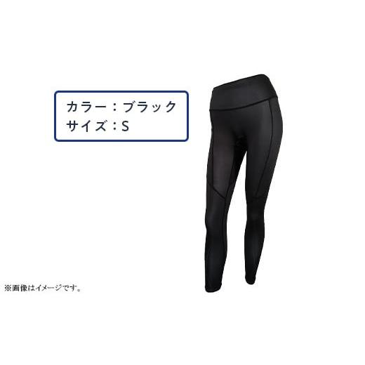 ふるさと納税 服 女 新潟県 長岡市 I4-56AA カラー:ブラック サイズ:S A.A.TH for femtech/サニタリーロングタイツ(プリント)(品番:AAP85FP1) カラー…