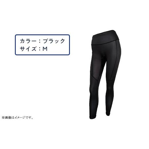 ふるさと納税 服 女 新潟県 長岡市 I4-56BA カラー:ブラック サイズ:M A.A.TH for femtech/サニタリーロングタイツ(プリント)(品番:AAP85FP1) カラー…