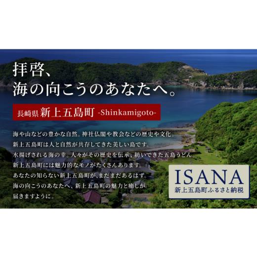 ふるさと納税 うどん 生・生涯めん 長崎県 新上五島町  噂のとっぺん塩当てはめる 五島手延うどん 仕かける 5袋（清） 吸いもの付き添い人 ／ 五島うどん 吉村製麺 RAU018