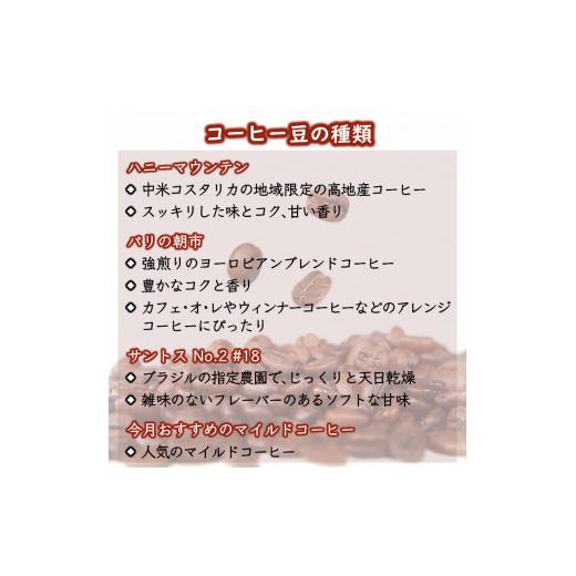 ふるさと納税 千葉県 白井市 手焼きコーヒー粉 4種類セット 各500g 遠山珈琲 自家焙煎 