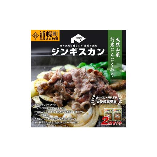 ふるさと納税 羊肉 北海道 浦幌町 ラムジンギスカン(味噌300g×醤油300g)「浦幌の大地」北海道十勝[30日以内に出荷予定(土日祝除く)] ラムジンギスカンセッ…