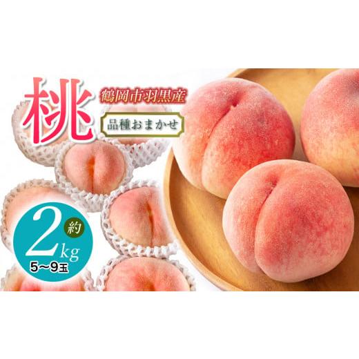ふるさと納税 もも 山形県 鶴岡市 令和8年産先行予約 JA庄内たがわの桃 約2kg(5〜9玉入) 鶴岡市羽黒地域産 K-830