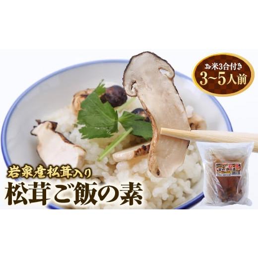 ふるさと納税 惣菜・レトルト 冷蔵 岩手県 岩泉町 岩泉産松茸入り 松茸 