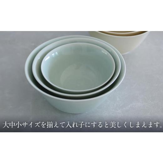ふるさと納税 陶磁器・漆器・ガラス 岐阜県 土岐市  美濃焼 米色 マカイ 小 murakami pottery ／ 村上雄一 食器 丼 ボウル MFI006の画像