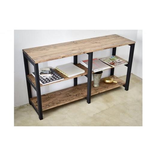 ふるさと納税 雑貨・日用品 茨城県 守谷市 アンティーク 3段シェルフ (ブラック) シェルフ ラック 木製 ディスプレイ 棚 ラック おしゃれ 雑貨 日用品 インテ…