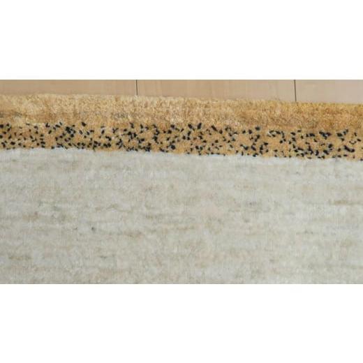 ふるさと納税 織物・繊維品 茨城県 つくばみらい市  限定1品 ギャッベ ルリバフ 125×81cm 手織り 最高級 天然 ウール100% 草木染 リビングサイズ おしゃれ か…の画像