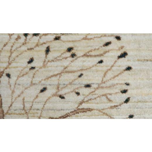 ふるさと納税 織物・繊維品 茨城県 つくばみらい市  限定1品 ギャッベ ルリバフ 123×78cm 手織り 最高級 天然 ウール100% 草木染 リビングサイズ おしゃれ か…の画像