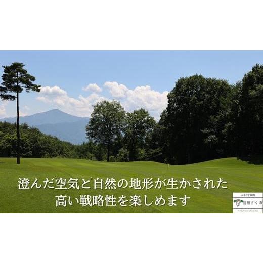 ふるさと納税 長野県 佐久穂町 信州　佐久リゾートゴルフ倶楽部　プレー代優待券　４名様〔SR-01-04〕