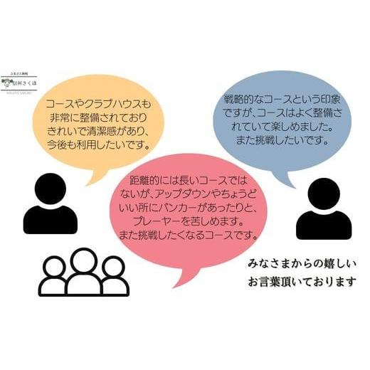 ふるさと納税 長野県 佐久穂町 信州　佐久リゾートゴルフ倶楽部　プレー代優待券　４名様〔SR-01-04〕
