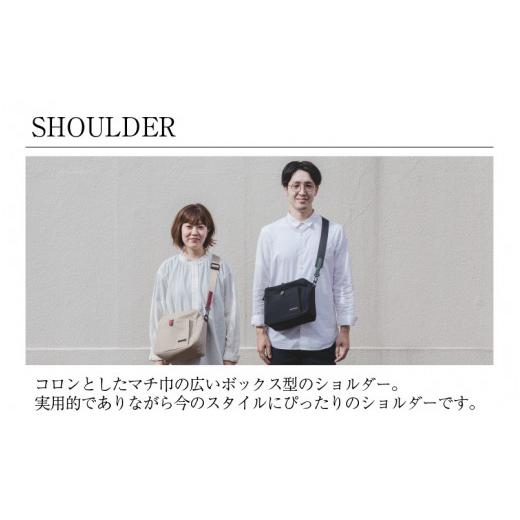 ふるさと納税 カバン ショルダーバッグ 福井県 福井市 Square - SHOULDER ベージュ E-042011_02 ベージュの画像