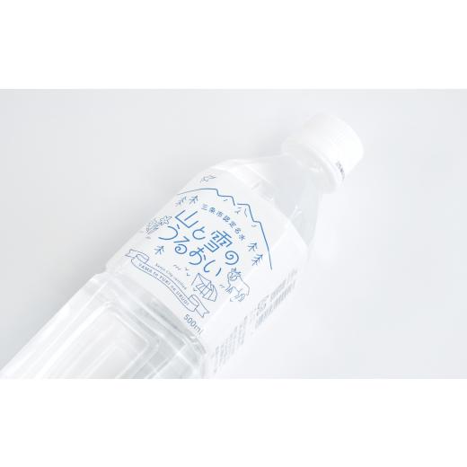 ふるさと納税 水・ミネラルウォーター 500mL〜999mL 新潟県 三条市  定期便500ml×24本×3か月 ナチュラルミネラルウォーター 計500ml×72本 3か月連続でお届…の画像
