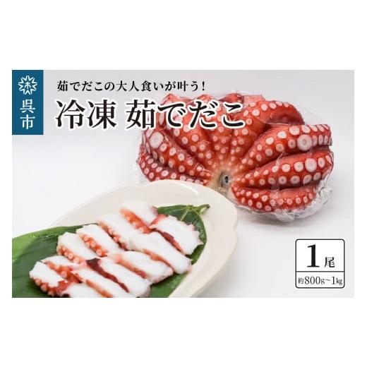 ふるさと納税 タコ 広島県 呉市 冷凍 茹でだこ 1尾 (約800g〜1kg)
